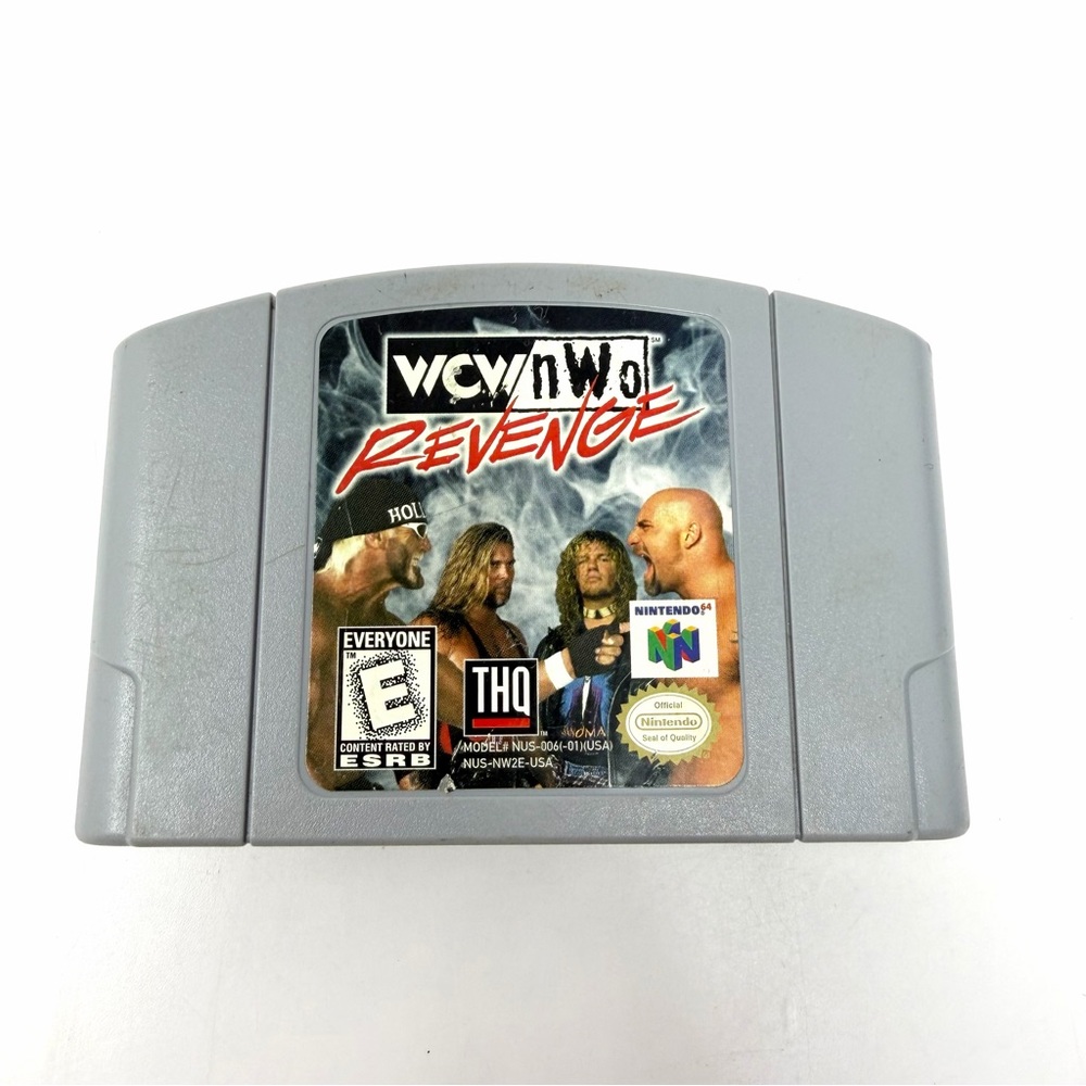 WCW Vs NWO Revenge Nintendo 64 N64 Game Cartridge Only Authentic Tested Works